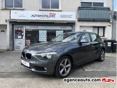 Achat voiture occasion, Auto occasion pas cher | Agence Auto Bmw Série 1 118d 2.0 143cv Pack Luxe - Faible kilométrage Gris Année : 2013 Manuelle Diesel