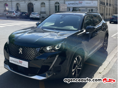 Achat voiture occasion, Auto occasion pas cher | Agence Auto Peugeot 2008 1.2 130 CH ALLURE EAT BVA - Origine France, Révision à jour, courroie neuve Noir Année : 2020 Automatique Essence