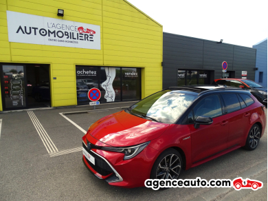Aankoop Gebruikte Auto, Goedkope Gebruikte Auto | Agence Auto Toyota Corolla Touring Sport 2.0 L 180H 155 ch HYBRID FULL-HYBRID COLLECTION BVA Rood Jaar : 2021 Automatische auto Hybride