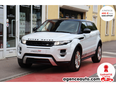 Achat voiture occasion, Auto occasion pas cher | Agence Auto Land Rover Range Rover Evoque Td4 2.2 150 Pure Pack Tech 4x2 BVM Blanc Année : 2015 Manuelle Diesel