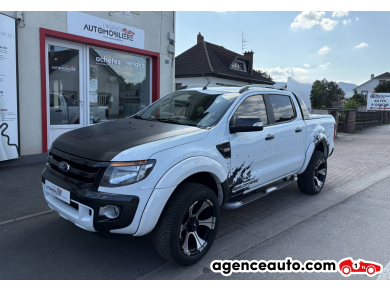 Achat voiture occasion, Auto occasion pas cher | Agence Auto Ford Ranger 3.2 TDCi Wildtrack Double Cabine Attelage 200cv Blanc Année : 2014 Automatique Diesel