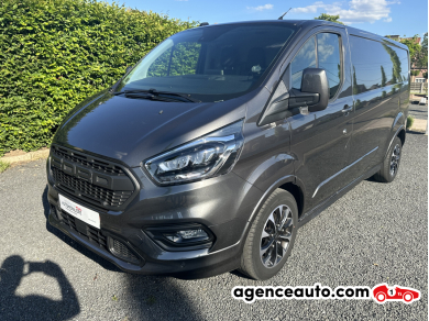 Achat voiture occasion, Auto occasion pas cher | Agence Auto Ford Custom 2,0 D Gris Année : 2021 Automatique Diesel