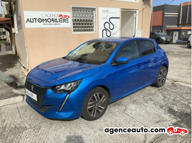 Achat voiture occasion, Auto occasion pas cher | Agence Auto Peugeot 208 1.2 PURETECH 100 S&S ALLURE PACK BVM6 Bleu Année : 2022 Manuelle Essence