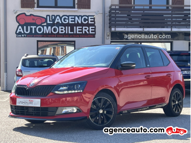 Achat voiture occasion, Auto occasion pas cher | Agence Auto Skoda Fabia 1.4 tdi 90ch MONTE CARLO DSG Rouge Année : 2017 Automatique Diesel