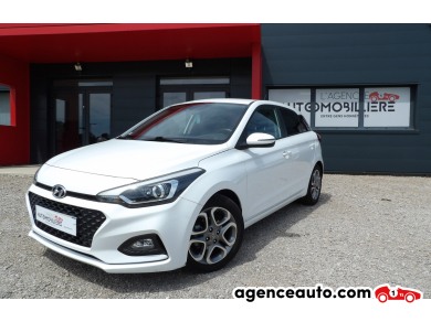 Achat voiture occasion, Auto occasion pas cher | Agence Auto Hyundai i20 1.2 84 intuitive Blanc Année : 2018 Manuelle Essence