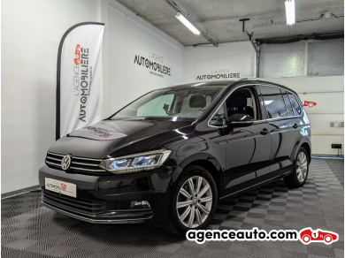 Achat voiture occasion, Auto occasion pas cher | Agence Auto Volkswagen Touran III 1.4 TSI 150 BLUEMOTION TECHNOLOGY DSG7  7places Gris Année : 2017 Automatique Essence