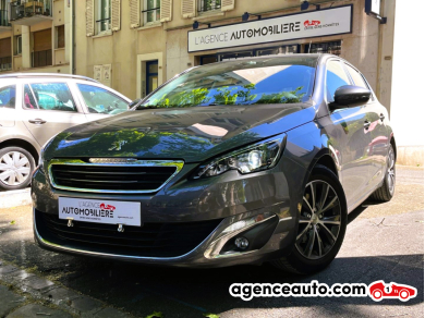 Achat voiture occasion, Auto occasion pas cher | Agence Auto Peugeot 308 II 1.2 PURETECH S&S 6CV 130 ALLURE EAT6 *COURROIE DE DISTRIBUTION REALISEE* Gris Année : 2017 Automatique Essence