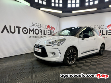 Achat voiture occasion, Auto occasion pas cher | Agence Auto Citroen DS3 1.6 VTI 120 SO CHIC Blanc Année : 2012 Manuelle Essence