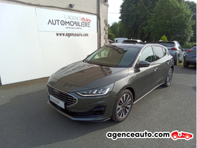 Achat voiture occasion, Auto occasion pas cher | Agence Auto Ford Focus 1.0 FLEXIFUEL 125 S&S MHEV TITANIUM DESIGN Gris Année : 2023 Manuelle Essence