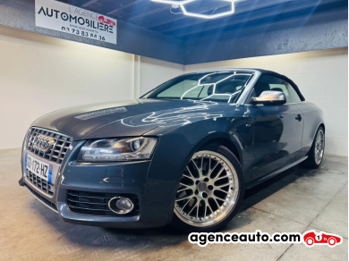 Achat voiture occasion, Auto occasion pas cher | Agence Auto Audi S5 Cabriolet 3.0 TFSI 24V Quattro S-Tronic 333 cv Gris Année : 1904 Automatique Essence