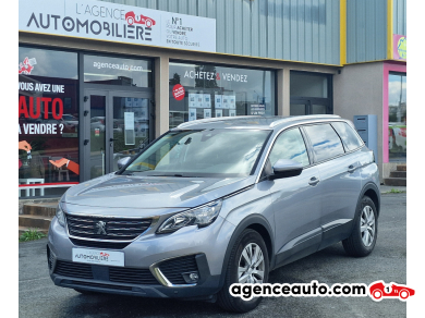 Achat voiture occasion, Auto occasion pas cher | Agence Auto Peugeot 5008 1.2 PURETECH 130 CH ALLURE (7 places) Gris Année : 2019 Manuelle Essence