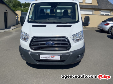 Achat voiture occasion, Auto occasion pas cher | Agence Auto Ford Transit 2.0 TDCI 170 CH L2 TREND CHASSIS BENNE Blanc Année : 2018 Manuelle Diesel