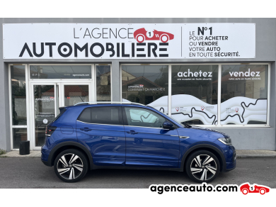 Achat voiture occasion, Auto occasion pas cher | Agence Auto Volkswagen T-Cross 1.0 TSI R-LINE 110 CV Bleu Année : 2022 Manuelle Essence