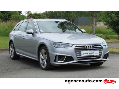 Achat voiture occasion, Auto occasion pas cher | Agence Auto Audi A4 Avant 35 TDI 150CH S-TRONIC 7 S LINE Argent Année : 2019 Automatique Diesel