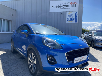 Achat voiture occasion, Auto occasion pas cher | Agence Auto Ford Puma 1.0 FLEXIFUEL 125 CV Bleu Année : 2022 Manuelle Essence, Bioethanol