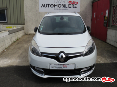 Achat voiture occasion, Auto occasion pas cher | Agence Auto Renault Scenic Grand scenic bose 1.6 dci 130 cv Blanc Année : 2015 Manuelle Diesel