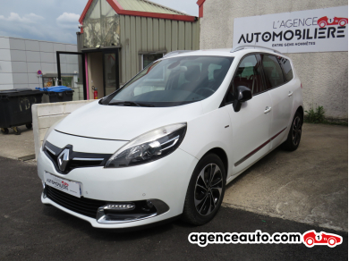 Achat voiture occasion, Auto occasion pas cher | Agence Auto Renault Scenic Grand scenic bose 1.6 dci 130 cv Blanc Année : 2015 Manuelle Diesel