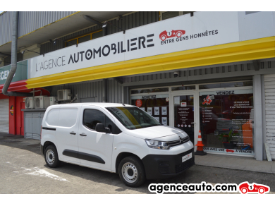 Achat voiture occasion, Auto occasion pas cher | Agence Auto Citroen Berlingo 650KG BLUEHDI 100 S&S BVM6 Blanc Année : 2024 Manuelle Diesel