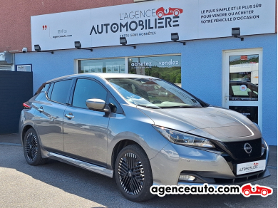 Achat voiture occasion, Auto occasion pas cher | Agence Auto Nissan Leaf LEAF 40KWH N-CONNECTA Gris Année : 2022 Automatique Électrique