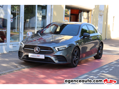 Achat voiture occasion, Auto occasion pas cher | Agence Auto Mercedes Classe A (W177) 200 i 163 AMG Line 7G-DCT (Suivi Mercedes, Sièges Chauff, Ambiance LED) Gris Année : 2018 Automatique Essence