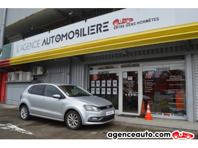 Achat voiture occasion, Auto occasion pas cher | Agence Auto Volkswagen Polo 1.0 60ch Lounge 5p Gris Année : 2015 Manuelle Essence