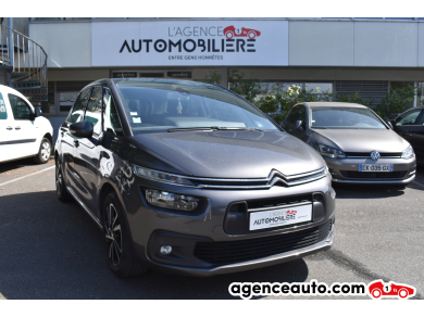 Achat voiture occasion, Auto occasion pas cher | Agence Auto Citroen C4 Spacetourer Business 1.5 BlueHDi EAT8 130 cv Boîte auto Moteur changé 33000km Argent Année : 2019 Automatique Diesel