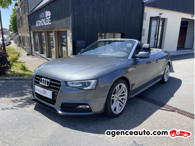 Achat voiture occasion, Auto occasion pas cher | Agence Auto Audi A5 Cabriolet 2.0 TDI 190 S LINE CLEAN MULTITRONIC 8 A Gris Année : 2017 Automatique Diesel
