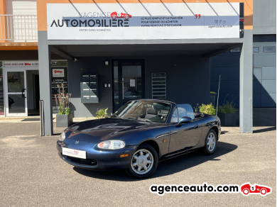 Achat voiture occasion, Auto occasion pas cher | Agence Auto Mazda MX-5 NB 1.6i 110cv - Hardtop/Direction assistée Bleu Année : 1998 Manuelle Essence