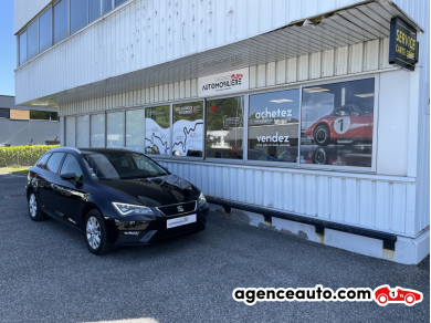 Achat voiture occasion, Auto occasion pas cher | Agence Auto Seat Leon ST 1.2 TSI 110 CV BVM6 STYLE APPLE CAR ETHANOL - GARANTE 12 MOIS Noir Année : 2018 Manuelle Essence