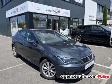 Achat voiture occasion, Auto occasion pas cher | Agence Auto Seat Leon PHASE 2 1.6 TDI 116CV CAMÉRA/CARPLAY - GARANTIE 12 MOIS Gris Année : 2019 Manuelle Diesel