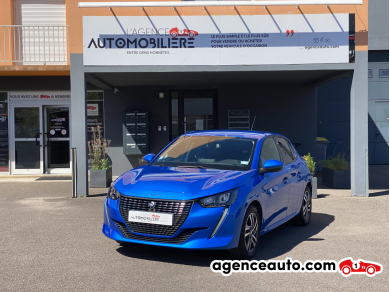 Achat voiture occasion, Auto occasion pas cher | Agence Auto Peugeot 208 1.2 EAT8 100 CV Allure CarPlay/CaméraDeRecul Bleu Année : 2021 Automatique Essence