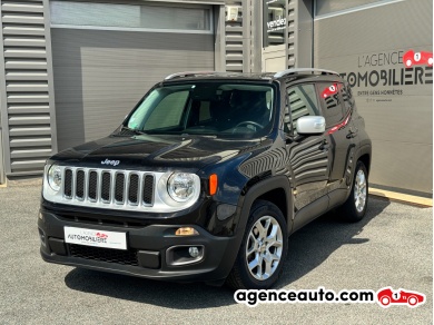Achat voiture occasion, Auto occasion pas cher | Agence Auto Jeep Renegade 1.4 MULTIAIR S&S 140 LIMITED Noir Année : 2016 Manuelle Essence