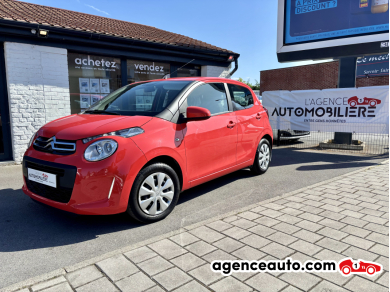 Achat voiture occasion, Auto occasion pas cher | Agence Auto Citroen C1 II 1.0 VTI 68 FEEL 5P CLIM Rouge Année : 2014 Manuelle Essence