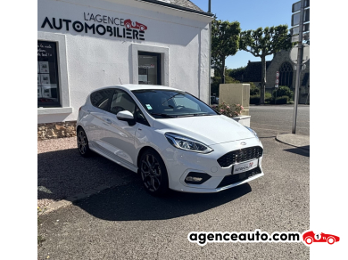 Achat voiture occasion, Auto occasion pas cher | Agence Auto Ford Fiesta 1.0 EcoBoost Hybrid St Line 125ch Blanc Année : 2021 Manuelle Hybride