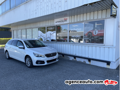 Gebrauchtwagenkauf, Günstige Gebrauchtwagen | Automobilienagentur Peugeot 308 SW 1.6 BlueHdi 120 CV Allure S&S BVM6 - Entretien complet Blanc Jahr : 2017 Hand-Schaltgetriebe Diesel