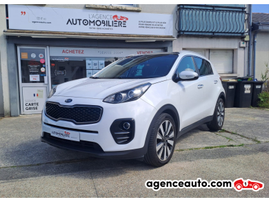 Achat voiture occasion, Auto occasion pas cher | Agence Auto Kia Sportage IV 1.7 CRDi  141cv DCT7  Prenium Blanc Année : 2017 Automatique Diesel