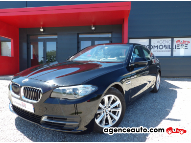 Achat voiture occasion, Auto occasion pas cher | Agence Auto Bmw Série 5 518D 150 LOUNGE PLUS BVA8 Noir Année : 2016 Automatique Diesel