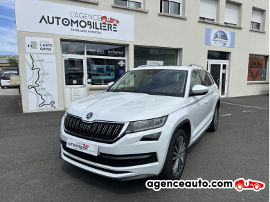 Achat voiture occasion, Auto occasion pas cher | Agence Auto Skoda Kodiaq Skoda Kodiaq 2.0 TDI 190 SCR Laurin & Klement 4x4 DSG Euro6d-T Blanc Année : 2019 Manuelle Diesel