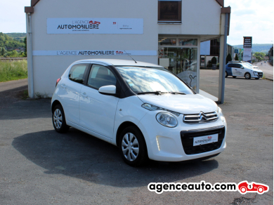Gebrauchtwagenkauf, Günstige Gebrauchtwagen | Automobilienagentur Citroen C1 VTi 68 CH Live Blanc Jahr : 2015 Hand-Schaltgetriebe Benzin