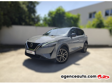 Achat voiture occasion, Auto occasion pas cher | Agence Auto Nissan Qashqai GARANTIE 12 MOIS NATIONALE 1.3 DIGT 160 HYBRID MHEV TEKNA 2WD X-TRONIC BVA Gris Année : 2021 Automatique Hybride