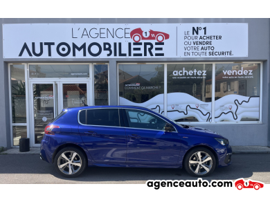 Achat voiture occasion, Auto occasion pas cher | Agence Auto Peugeot 308 1.5 BlueHDi 130 CV GT LINE Bleu Année : 2018 Manuelle Diesel