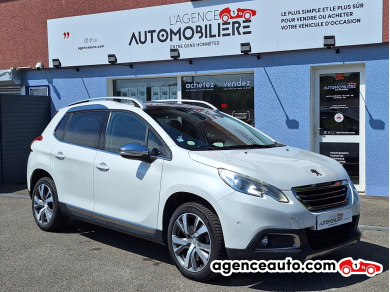 Achat voiture occasion, Auto occasion pas cher | Agence Auto Peugeot 2008 1.6 e-HDI 115 cv Féline Titane 1ère main Blanc Année : 2013 Manuelle Diesel