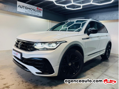 Achat voiture occasion, Auto occasion pas cher | Agence Auto Volkswagen Tiguan 2.0 TDi DSG7 150CV BVA R LINE Blanc Année : 2022 Automatique Diesel