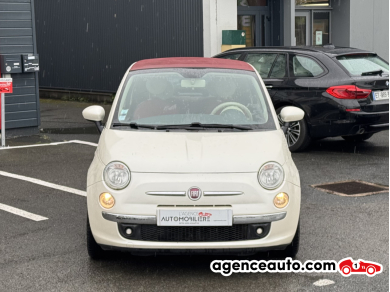 Achat voiture occasion, Auto occasion pas cher | Agence Auto Fiat 500C 1.4 MPi 100Ch BVA5 Blanc Année : 2009 Automatique Essence