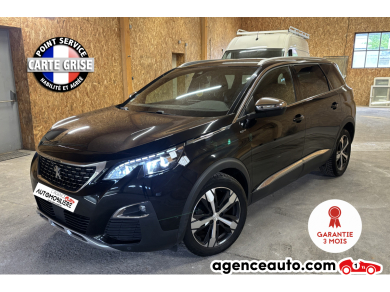 Achat voiture occasion, Auto occasion pas cher | Agence Auto Peugeot 5008 2.0 BlueHDi EAT8 S&S 177 cv Noir Année : 2019 Automatique Diesel