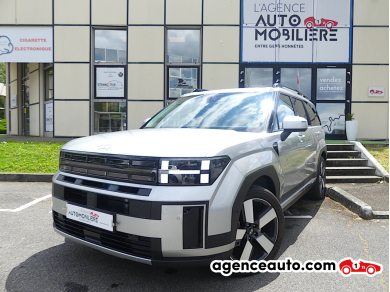 Achat voiture occasion, Auto occasion pas cher | Agence Auto Hyundai Santa Fe 1.6 T-GDI 253 PHEV EXECUTIVE 4WD 7 PLACES Argent Année : 2024 Automatique Hybride