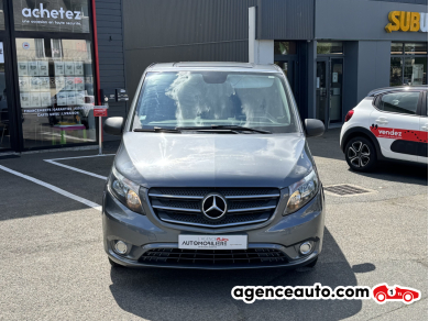 Achat voiture occasion, Auto occasion pas cher | Agence Auto Mercedes Vito Fg 111 1.6 CDi 114 ch BVM6 Compact Pro (3 pl aménagé) Gris Année : 2017 Manuelle Diesel
