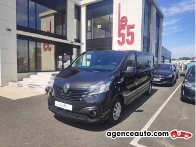 Achat voiture occasion, Auto occasion pas cher | Agence Auto Renault Trafic 1.6L 125CH CONFORT Noir Année : 2019 Manuelle Diesel