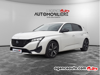 Achat voiture occasion, Auto occasion pas cher | Agence Auto Peugeot 308 1.5 BlueHDi Allure Pack S 131Ch Boite EAT8/ Garantie 12 mois Blanc Année : 2022 Automatique Diesel