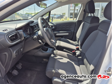 Achat voiture occasion, Auto occasion pas cher | Agence Auto Citroen C3 SOCIETE Bluehdi 100cv Feel BVM6 Blanc Année : 2021 Manuelle Diesel